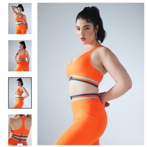 Savage Fenty Orange Workout Outfit